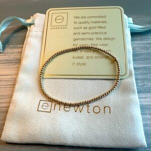 ⭐️Authentic enewton classic gold 2mm bead bracelet